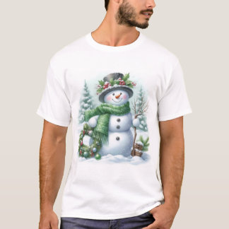 Camiseta Muñeco de nieve