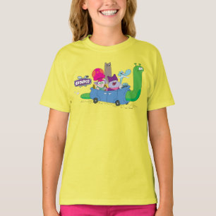 Camiseta Mung, Chowder, Shnitzel, & Truffles no Carro-Carro