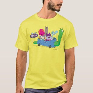 Camiseta Mung, Chowder, Shnitzel, & Truffles no Carro-Carro