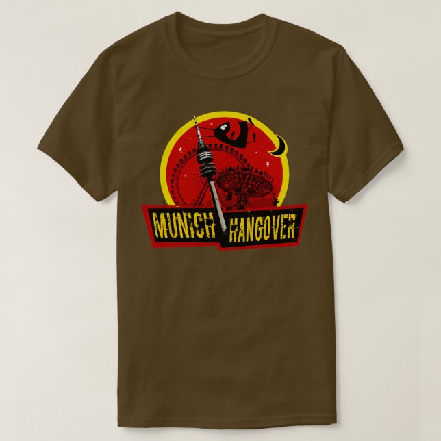 Camiseta Munich Hangover O melhor presente para visitar Mun (Frente do Design)