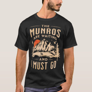 Camiseta Munro Bagging Scotland Mountain Climing