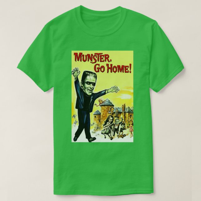 Camiseta Munster Go Home (Frente do Design)