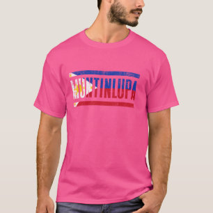 CAMISETA MUNTINLUPA FILIPINAS COM SEU LUGAR FILIPINO FLA
