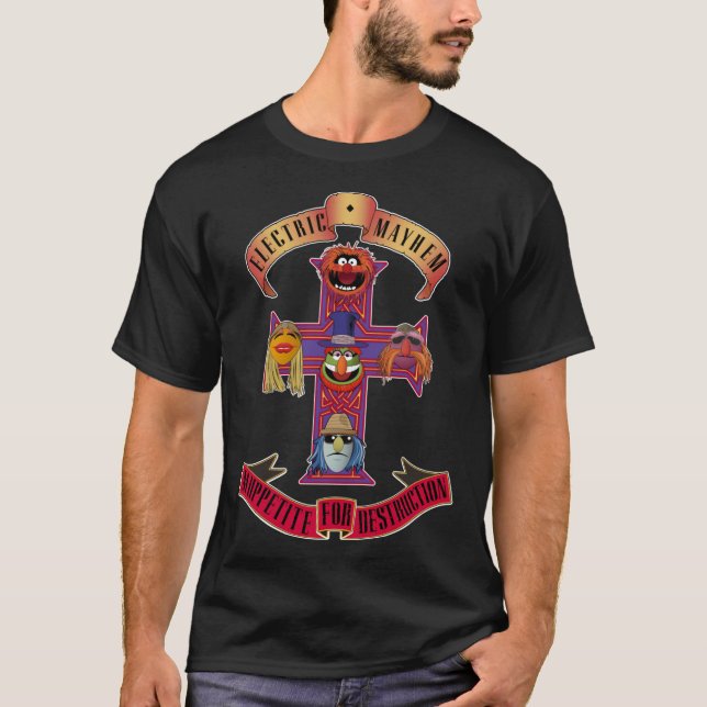 Camiseta Muppetita Para Amigo do Caos retrô (Frente)