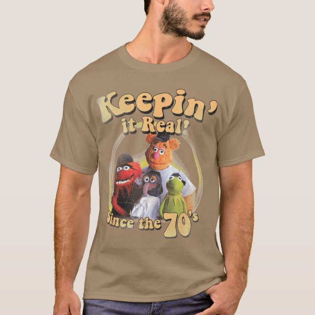 Camiseta Muppets Keepin It Real retro vintage (Frente)