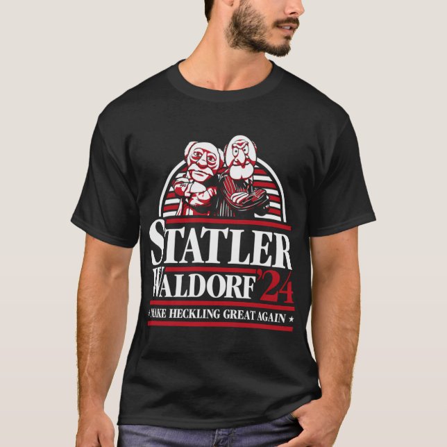 Camiseta Muppets Statler Waldorf Faz Excelente De Volta (Frente)