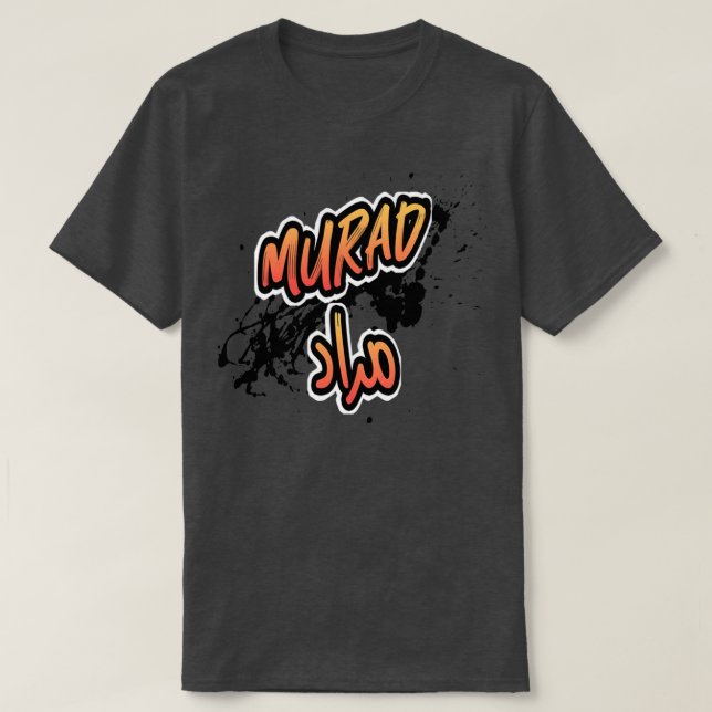 Camiseta Murad en arabe 10 (Frente do Design)