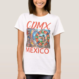 Camiseta Mural do grafite de rua CDMX México
