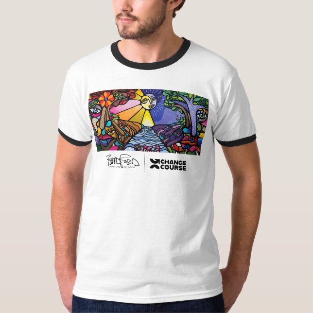 Camiseta Mural Ringer Tee (Frente)