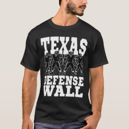 CAMISETA MURALHA DE DEFESA DO TEXAS - FUTEBOL DE DALLAS