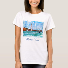 Camiseta Murano Lighthouse, Veneza, Itália.