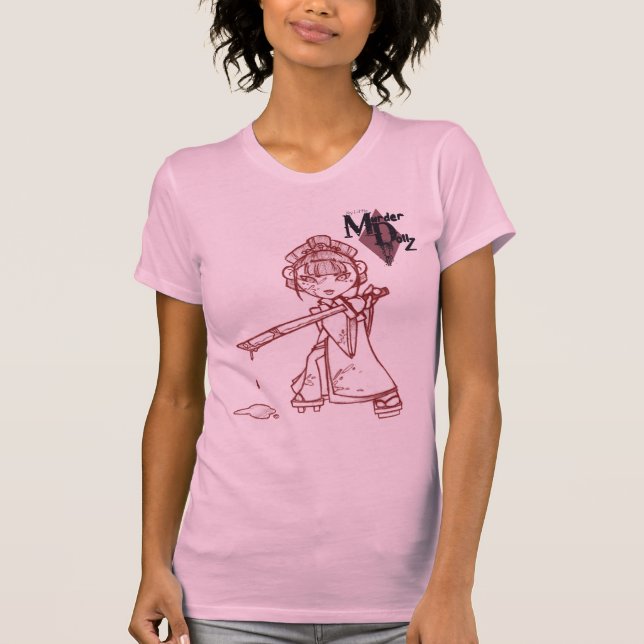 Camiseta MurderDollz: Satomi - linha (Frente)