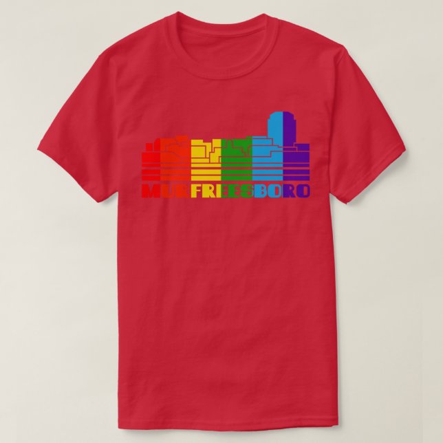 Camiseta Murfreesboro Pride Murfreesboro Gift LGBT S (Frente do Design)