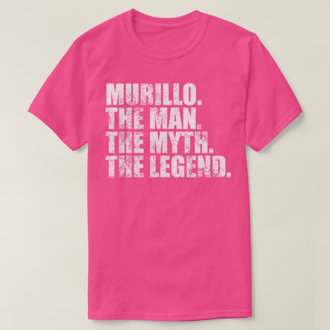 Camiseta Murillo Murillo Nome da família Murillo sobrenome  (Frente do Design)