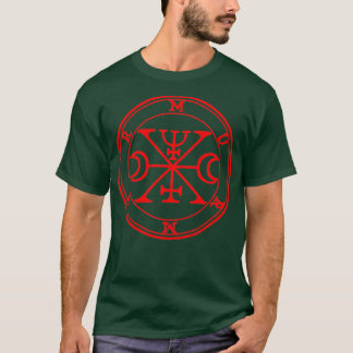 Camiseta Murmur Ars Goetia Sigil Red