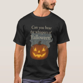 Camiseta Murmurinhos da Arte de Abóbora Brilhante de Hallow