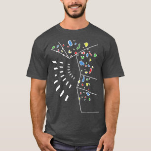 Camiseta Muro 1 de Subida de Bouldering