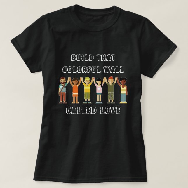Camiseta Muro de Amor T-Shirt (Frente do Design)