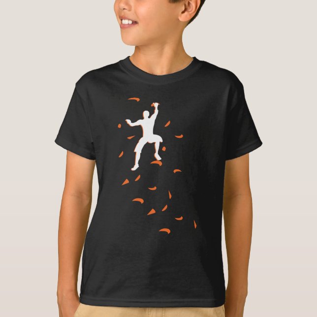 Camiseta Muro de Subida do Esporte de Boulder (Frente)