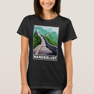 Camiseta Muro excelente da China Wanderlust