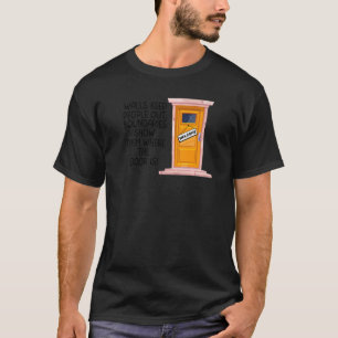 Camiseta Muros de Limites Mantenham as Pessoas fora Limites