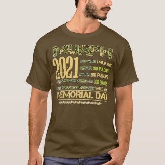 Camiseta Murph 2021 Workout Challenge American Memorial Day