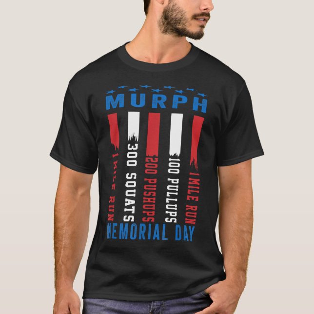 Camiseta Murph Challenge American Memorial Day Workout (Frente)