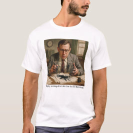 Camiseta Murphy escrevendo pela primeira vez é lei