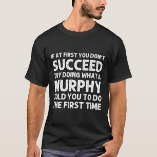 Camiseta Murphy Funny Surname Family Tree Birthday