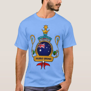 Camiseta Murray Bridge, Ouro da cidade australiana Flag Sou