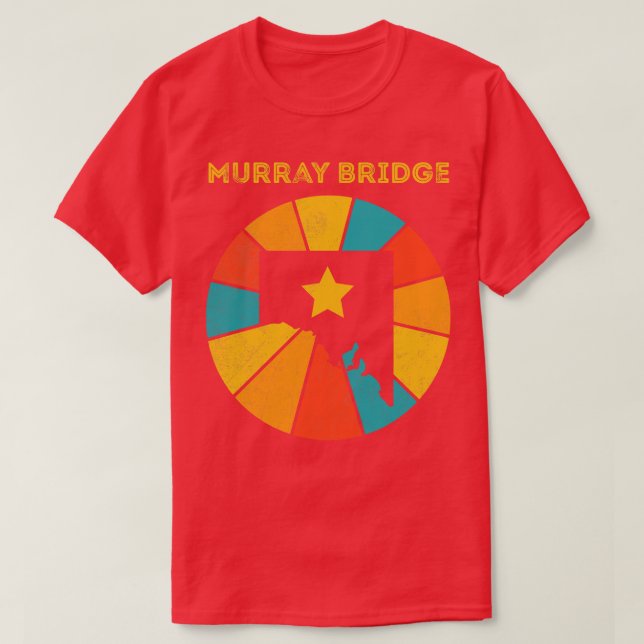 Camiseta Murray Bridge South Austrália Vintage - S (Frente do Design)