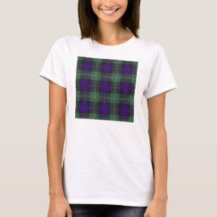 Camiseta Murray do tartan escocês do kilt da xadrez do cl