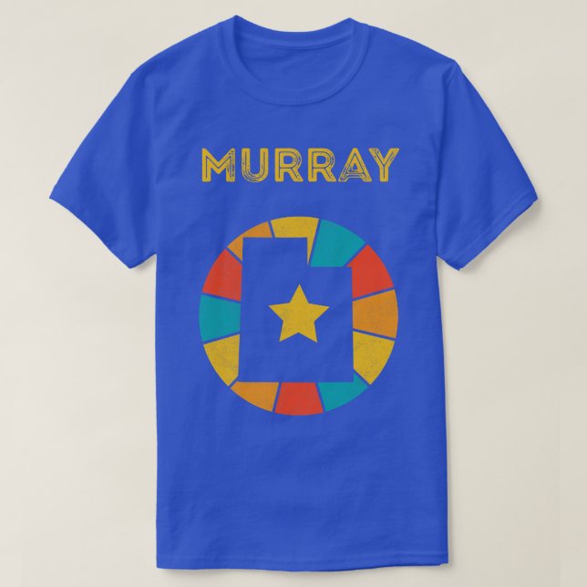 Camiseta Murray Utah Vintage angustiou Souvenir 1 (Frente do Design)