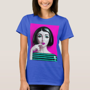 Camiseta Musa de chic elétrica