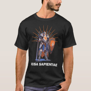 Camiseta MUSA SAPIENTIAE Cavaleiros Templários Motto