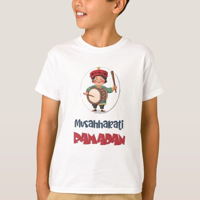 Camiseta Musahharati Ramadan Drummer | Ritmos da Noite (Frente)