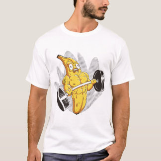 Camiseta Muscle Banana – Funny Cartoon Bodybuilder Banana