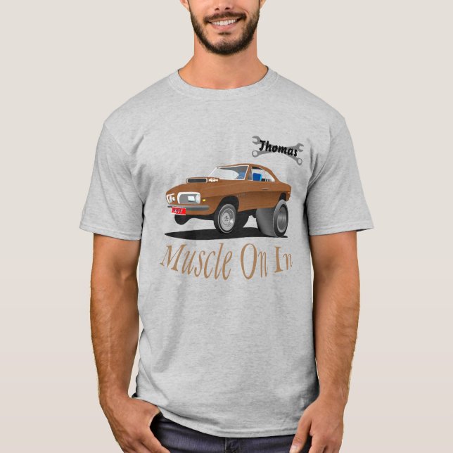 Camiseta Muscle Car Chevelle 454 Personalizado (Frente)