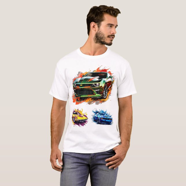 Camiseta Muscle Cars T-Shirt (Frente Completa)
