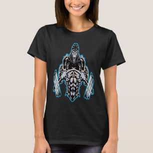 Camiseta Muscle Gorillas Gym fantasma Esporte Melhor Arte