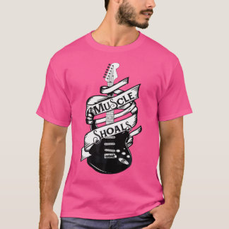 Camiseta Muscle Shoals Alabama Music Recorting Studio Guita