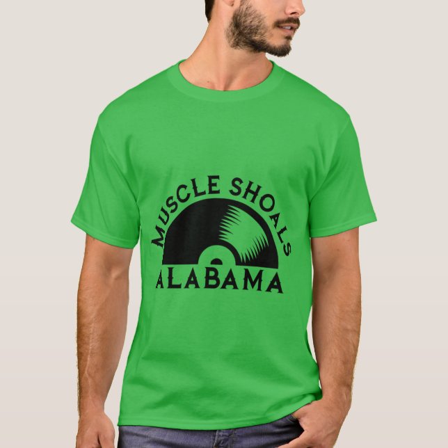 Camiseta Muscle Shoals Shirt Alabama Recording Studio Music (Frente)