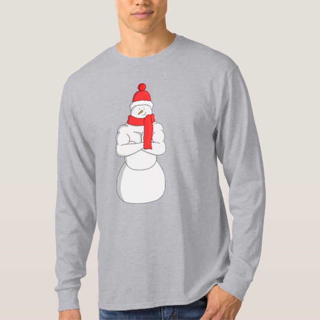 Camiseta Muscle Snowman (Frente)