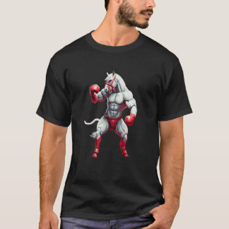 Camiseta Muscled Horse Boxing training or workout men women