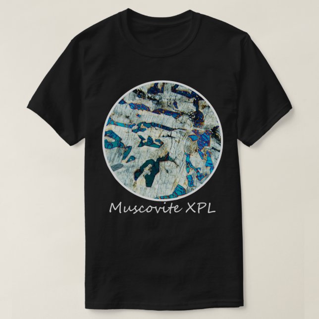 Camiseta Muscovite Thin Section (Frente do Design)