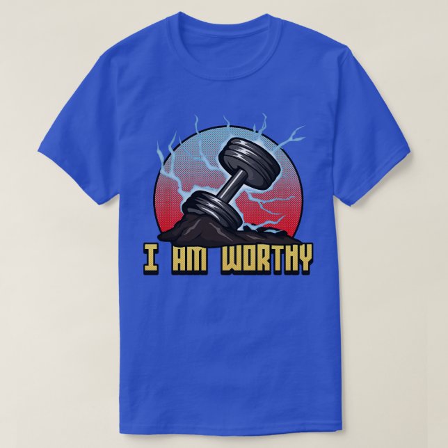 Camiseta Musculação com Halteres 3 (Frente do Design)