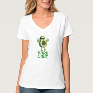 Camiseta Muscular Hardcore Avocado Funny