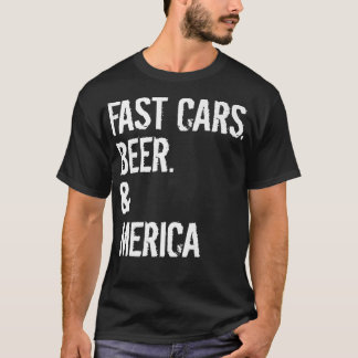 Camiseta Musculatura Americana Homens BEER MERICA Carro vin