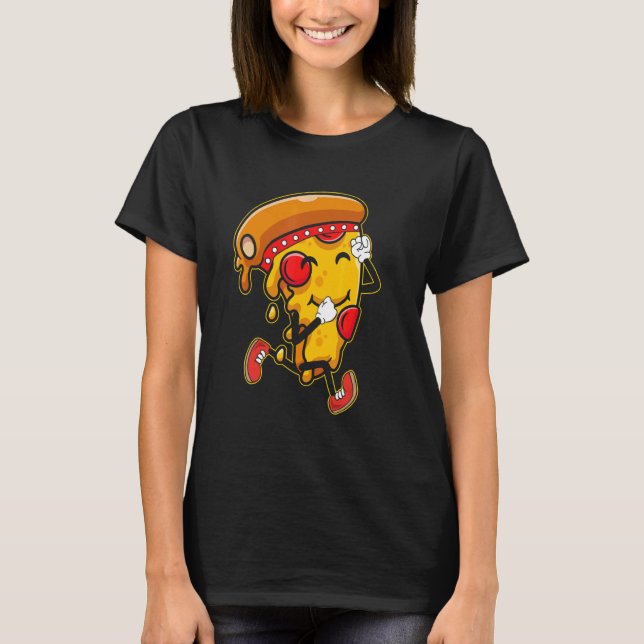 Camiseta Musculatura de Construção de Portas de Pizza Muscu (Frente)