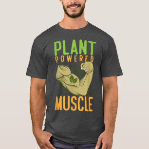 Camiseta Musculatura De Plantas Vegan
